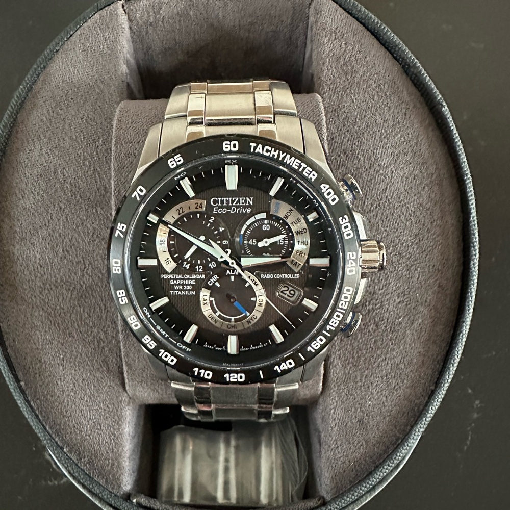 Citizen Men's Eco-Drive Sport Luxury PCAT Chronograph Watch